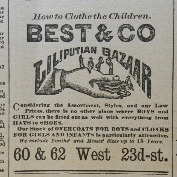 Liliputian Bazaar Best & Co Childs Coat Size 5 Navy Blue Wool Hooded Packets - Picture 13 of 13